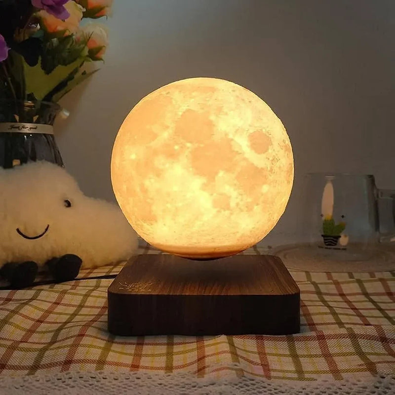 Luminária Lunar com Levitação Magnética