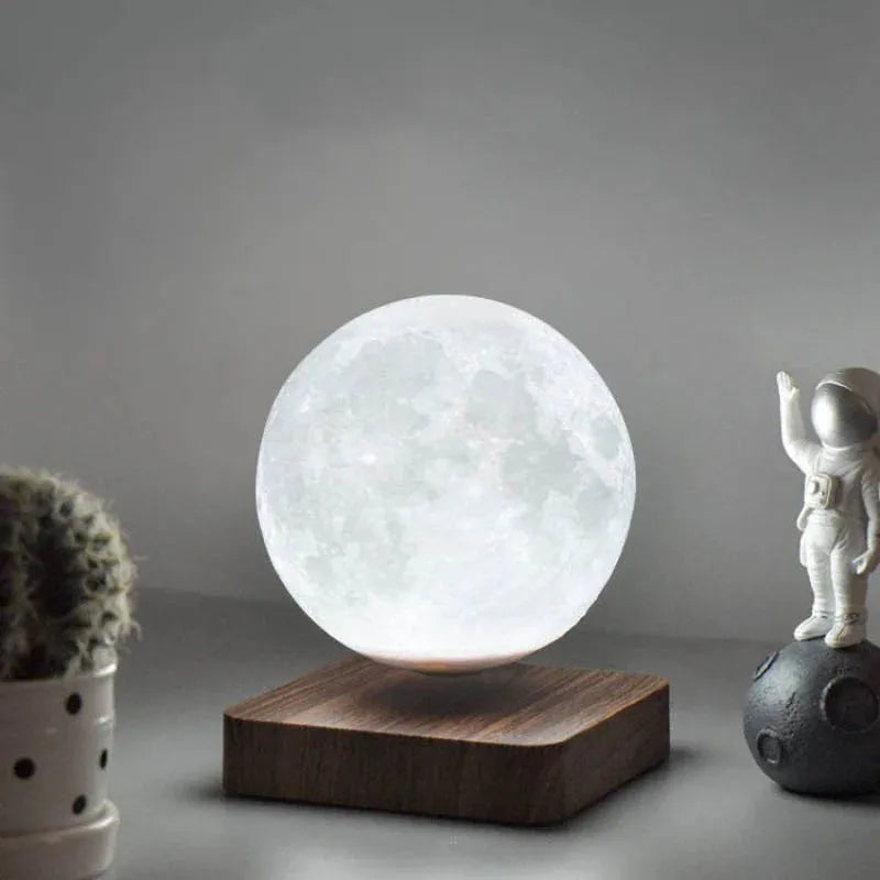 Luminária Lunar com Levitação Magnética