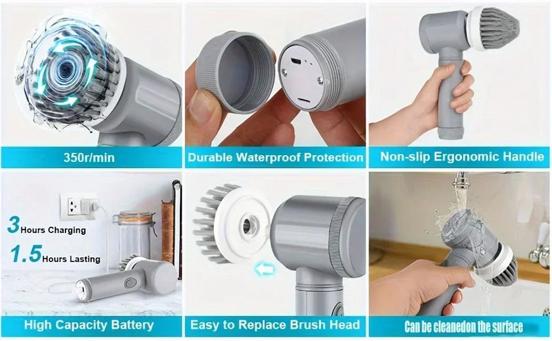 Purificador giratório elétrico sem fio